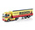 DAF XD SH + Sky Lights + Side Window 4x2 + Semi Box Trailer 2 Axle 'Van Reenen' - 1:50 - WSI Models