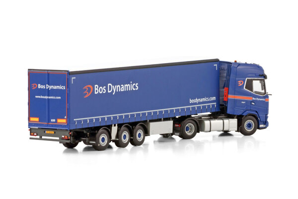Daf DAF XG+ 4x2 + Tridec Curtainside Semitrailer 3 Axle 'Bos Dynamics' - 1:50 - WSI Models Daf DAF XG+ 4x2 + Tridec Curtainside Semitrailer 3 Axle 'Bos Dynamics' - 1:50 - WSI Models