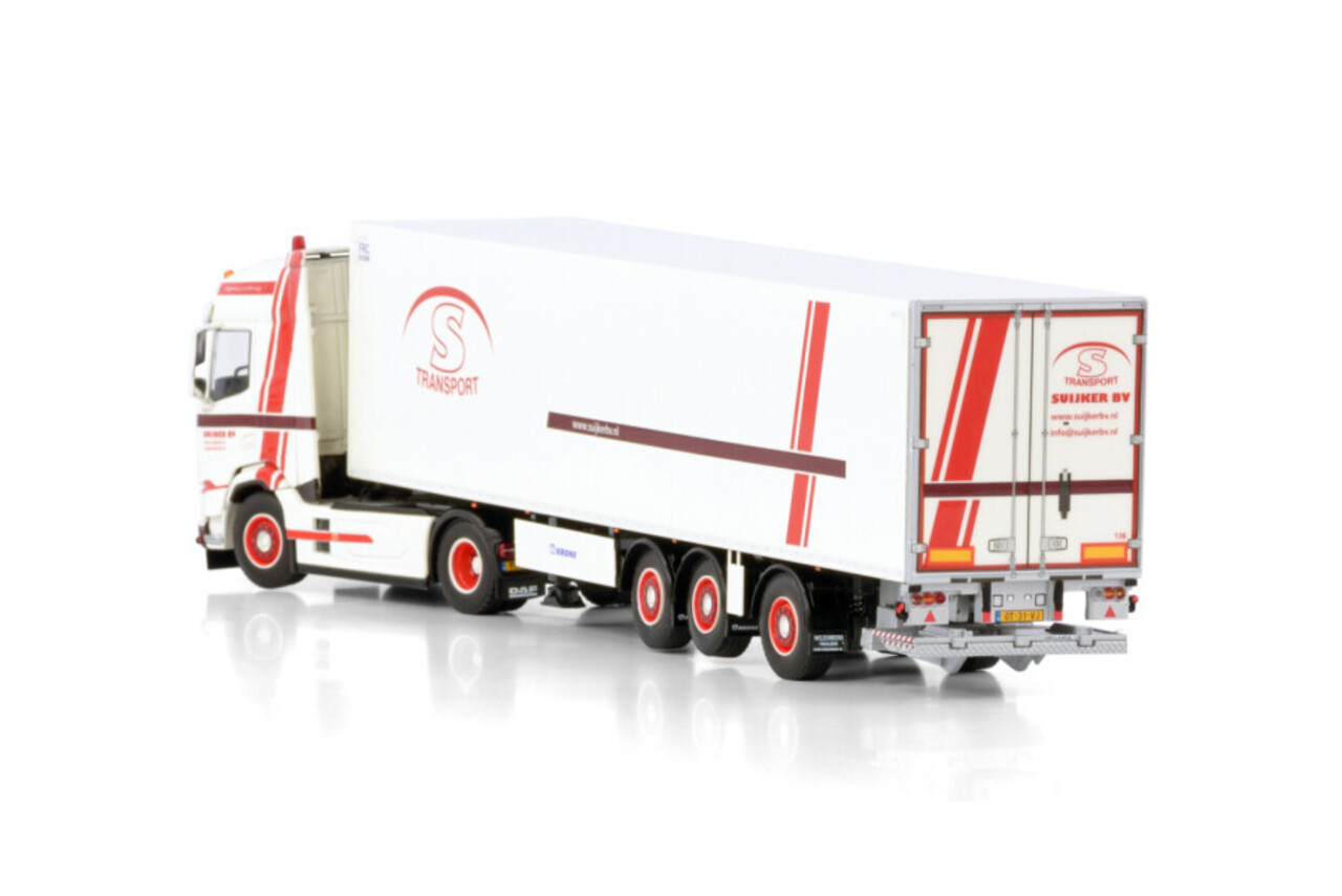 Daf DAF XF SH + Sky Lights 4x2 + Tridec Reefer Semitrailer 3 Axle 'Suijker BV' - 1:50 - WSI Models Daf DAF XF SH + Sky Lights 4x2 + Tridec Reefer Semitrailer 3 Axle 'Suijker BV' - 1:50 - WSI Models