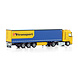 Daf DAF XG 4x2 + Curtainside Semitrailer 3 Axle 'PV Transport' - 1:50 - WSI Models Daf DAF XG 4x2 + Curtainside Semitrailer 3 Axle 'PV Transport' - 1:50 - WSI Models