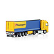 Daf DAF XG 4x2 + Curtainside Semitrailer 3 Axle 'PV Transport' - 1:50 - WSI Models Daf DAF XG 4x2 + Curtainside Semitrailer 3 Axle 'PV Transport' - 1:50 - WSI Models