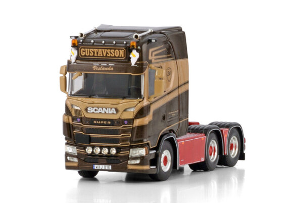 Scania Scania S Highline CS20H 6x2 Tag Axle 'Gustavsson' - 1:50 - WSI Models Scania Scania S Highline CS20H 6x2 Tag Axle 'Gustavsson' - 1:50 - WSI Models