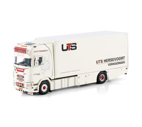 Scania Scania S Highline CS20H 4x2 Rigid Box Truck 'UTS Hersevoort' - 1:50 - WSI Models Scania Scania S Highline CS20H 4x2 Rigid Box Truck 'UTS Hersevoort' - 1:50 - WSI Models