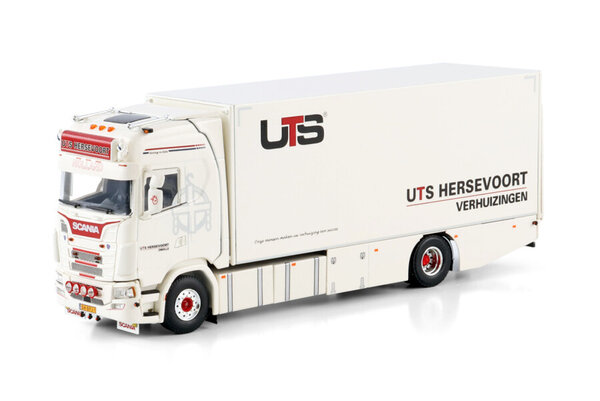 Scania Scania S Highline CS20H 4x2 Rigid Box Truck 'UTS Hersevoort' - 1:50 - WSI Models Scania Scania S Highline CS20H 4x2 Rigid Box Truck 'UTS Hersevoort' - 1:50 - WSI Models