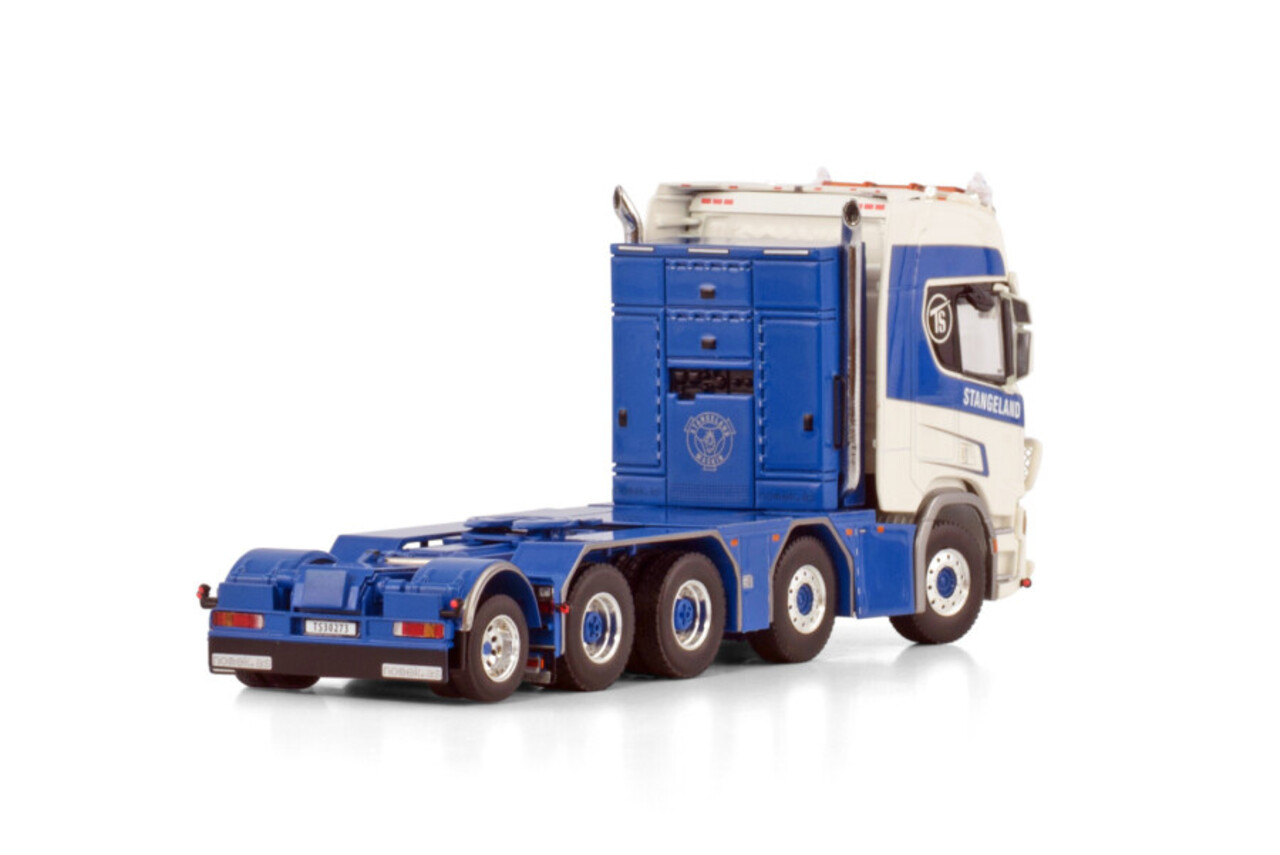 Scania Scania R Highline CR20H 8x4 + Add On Axle 'Stangeland' - 1:50 - WSI Models Scania Scania R Highline CR20H 8x4 + Add On Axle 'Stangeland' - 1:50 - WSI Models