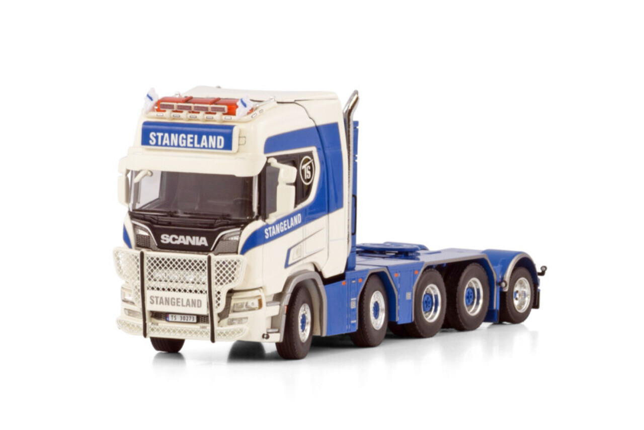 Scania Scania R Highline CR20H 8x4 + Add On Axle 'Stangeland' - 1:50 - WSI Models Scania Scania R Highline CR20H 8x4 + Add On Axle 'Stangeland' - 1:50 - WSI Models
