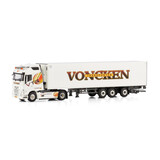 Volvo Volvo FH5 Globetrotter 4x2 + Tridec Reefer Semitrailer 3 Axle 'Voncken Transporten BV' - 1:50 - WSI Models