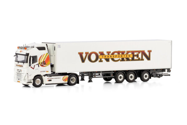 Volvo Volvo FH5 Globetrotter 4x2 + Tridec Reefer Semitrailer 3 Axle 'Voncken Transporten BV' - 1:50 - WSI Models Volvo Volvo FH5 Globetrotter 4x2 + Tridec Reefer Semitrailer 3 Axle 'Voncken Transporten BV' - 1:50 - WSI Models