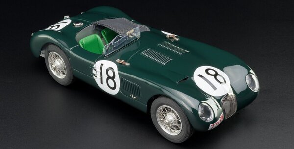 Jaguar Jaguar C-Type #18 Winner 24H Le Mans 1953 - 1:18 - CMC Jaguar Jaguar C-Type #18 Winner 24H Le Mans 1953 - 1:18 - CMC