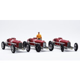 Fomule 1 Alfa Romeo F1 P3 #8/#12/ #30 Winner  Set GP France 1932 + Figure Tazio Nuvolari - 1:18 - CMC Fomule 1 Alfa Romeo F1 P3 #8/#12/ #30 Winner  Set GP France 1932 + Figure Tazio Nuvolari - 1:18 - CMC