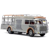 Fiat Fiat 642RN2 Truck Bartoletti Ferrari Car Transporter (Raw Metal) 1957 - 1:18 - CMC