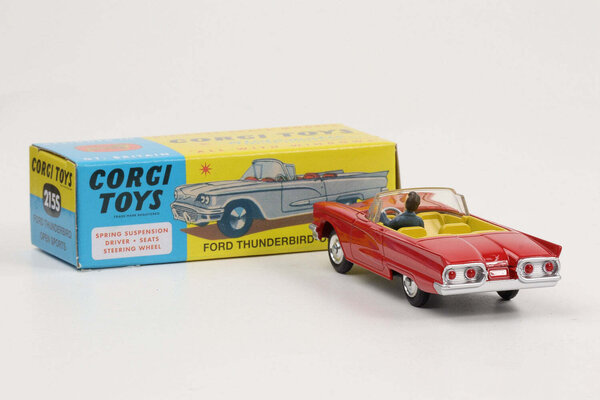 Ford Ford Thunderbird + Driver Figure 1962 - 1:48 - Corgi Ford Ford Thunderbird + Driver Figure 1962 - 1:48 - Corgi