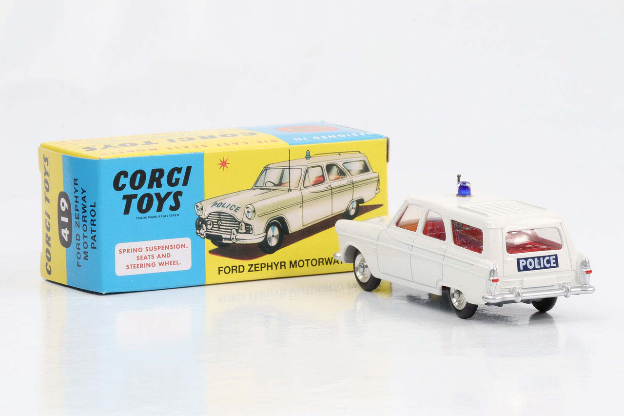 Ford Ford Zephyr Police Motorway Patrol 1960 - 1:48 - Corgi Ford Ford Zephyr Police Motorway Patrol 1960 - 1:48 - Corgi