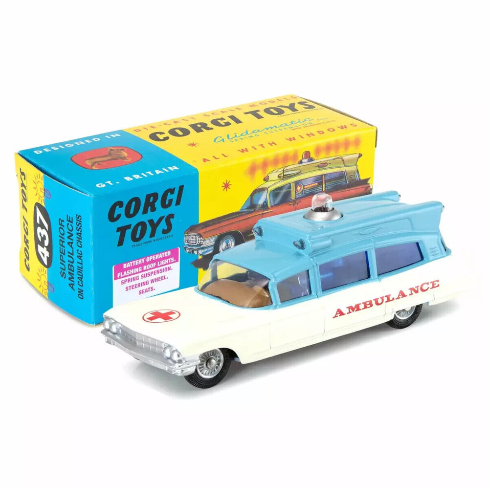 Cadillac Cadillac Superior Ambulance 1966 - 1:64 - Corgi Cadillac Cadillac Superior Ambulance 1966 - 1:64 - Corgi