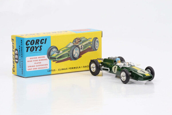 Formule 1 Lotus Climax #1 1967 + Figure - 1:43 - Corgi Formule 1 Lotus Climax #1 1967 + Figure - 1:43 - Corgi