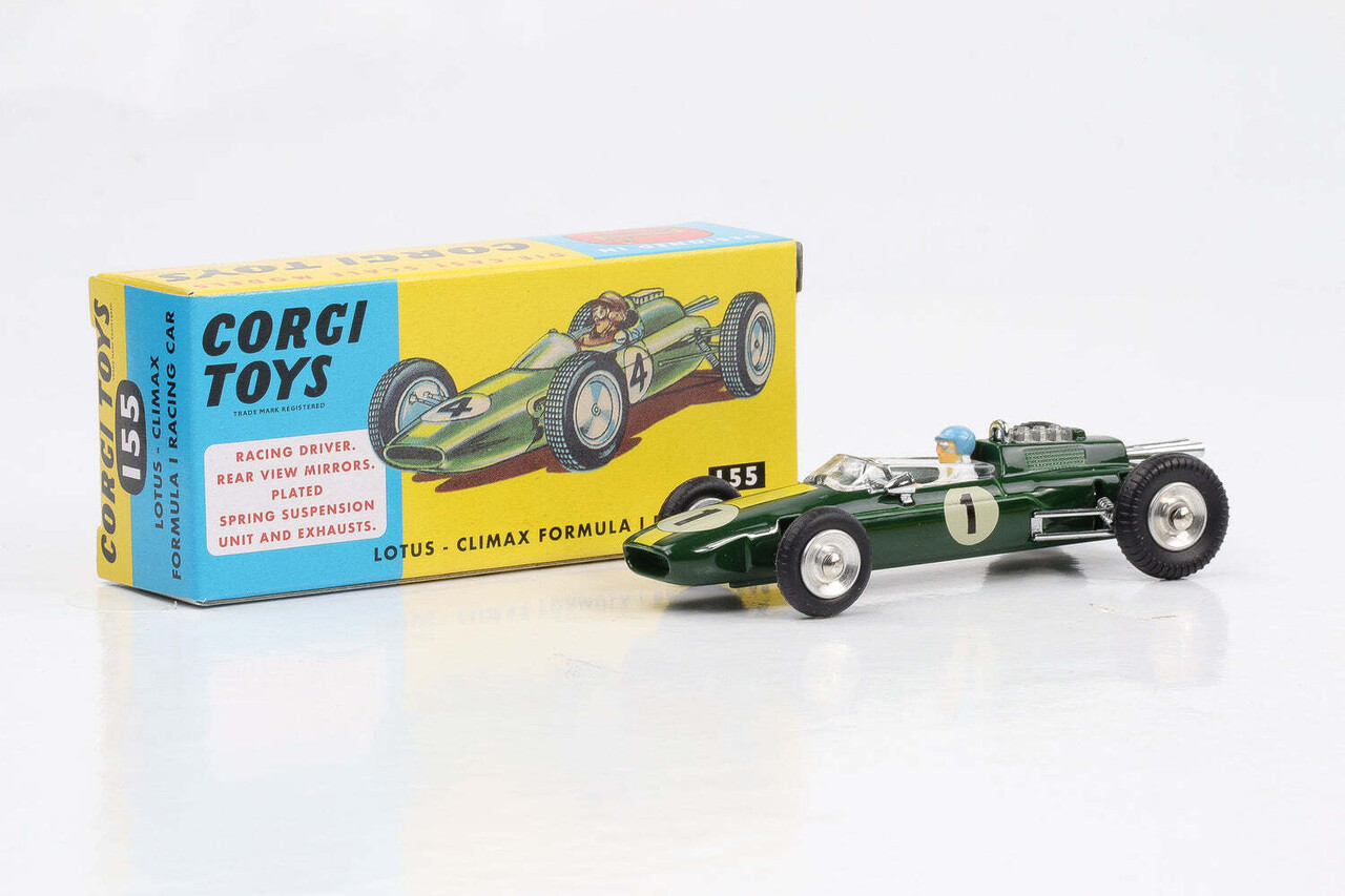 Formule 1 Lotus Climax #1 1967 + Figure - 1:43 - Corgi Formule 1 Lotus Climax #1 1967 + Figure - 1:43 - Corgi