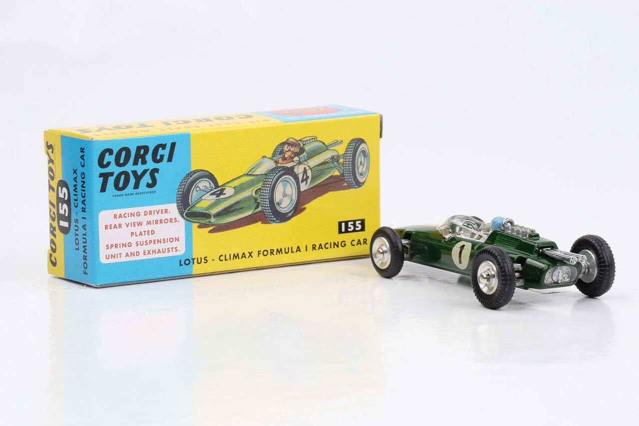 Formule 1 Lotus Climax #1 1967 + Figure - 1:43 - Corgi Formule 1 Lotus Climax #1 1967 + Figure - 1:43 - Corgi