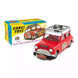 Mini Mini Cooper S #117 + Roof Rack + 2 Spare Tires Winner Rally Monte Carlo 1967 - 1:43 - Corgi