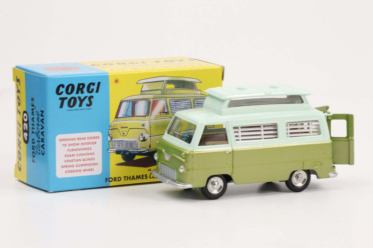 Ford Ford Thames 400E Camper 1962 - 1:43 - Corgi Ford Ford Thames 400E Camper 1962 - 1:43 - Corgi