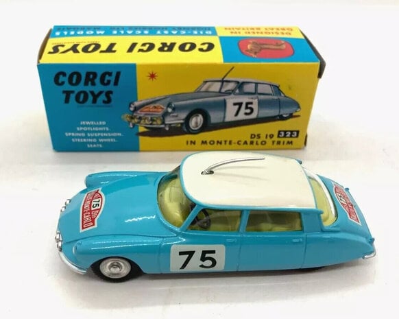 Citroen Citroën DS 19 #75 Rally Monte Carlo 1965 - 1:43 - Corgi Citroen Citroën DS 19 #75 Rally Monte Carlo 1965 - 1:43 - Corgi