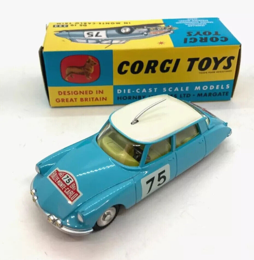 Citroen Citroën DS 19 #75 Rally Monte Carlo 1965 - 1:43 - Corgi Citroen Citroën DS 19 #75 Rally Monte Carlo 1965 - 1:43 - Corgi