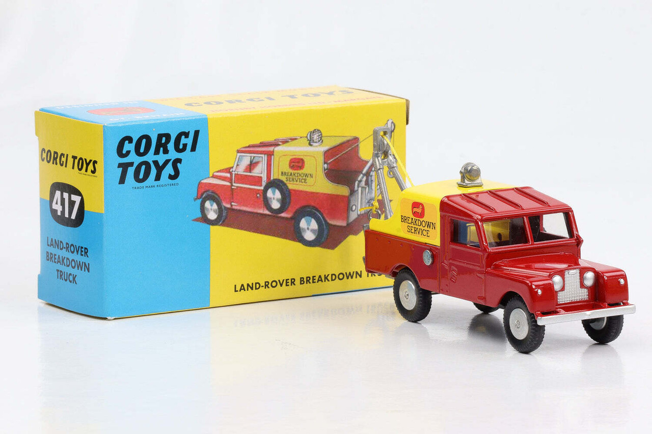 Land Rover Land Rover Recovery Truck + Retractable Winch - 1:43 - Corgi Land Rover Land Rover Recovery Truck + Retractable Winch - 1:43 - Corgi