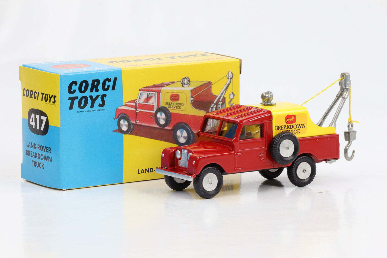 Land Rover Land Rover Recovery Truck + Retractable Winch - 1:43 - Corgi Land Rover Land Rover Recovery Truck + Retractable Winch - 1:43 - Corgi