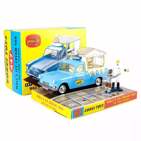 Ford Ford Thames Van 'Wall's Ice Cream' + 2 Figures + Certificate  - 1:43 - Corgi Ford Ford Thames Van 'Wall's Ice Cream' + 2 Figures + Certificate  - 1:43 - Corgi
