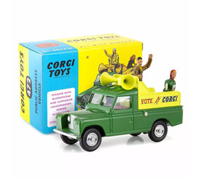 Land Rover Land Rover Election Campagne + 2 Figures + Loudspeakers - 1:43 - Corgi Land Rover Land Rover Election Campagne + 2 Figures + Loudspeakers - 1:43 - Corgi