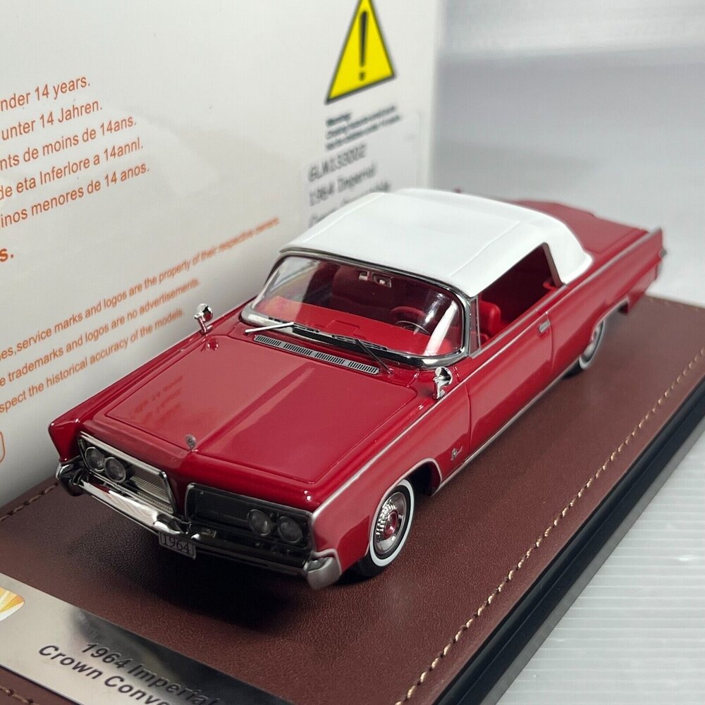 Imperial Imperial Crown Convertible Soft-Top Closed 1964 - 1:43 - GLM (Great Lighting Models) Imperial Imperial Crown Convertible Soft-Top Closed 1964 - 1:43 - GLM (Great Lighting Models)