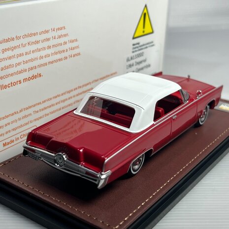 Imperial Imperial Crown Convertible Soft-Top Closed 1964 - 1:43 - GLM (Great Lighting Models) Imperial Imperial Crown Convertible Soft-Top Closed 1964 - 1:43 - GLM (Great Lighting Models)