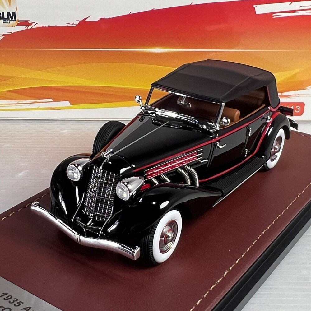 Auburn Auburn 851 Supercharged Phaeton Cabriolet Closed 1935 - 1:43 - GLM (Great Lighting Models) Auburn Auburn 851 Supercharged Phaeton Cabriolet Closed 1935 - 1:43 - GLM (Great Lighting Models)