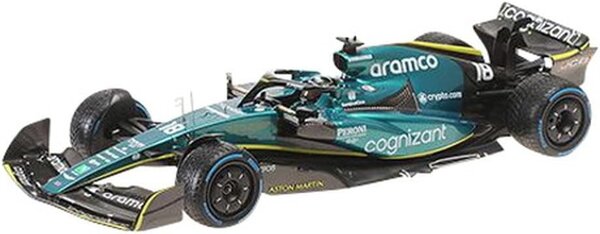 Formule 1 Aston Martin Aramco Cognizant F1 Team AMR22 #18 Monaco GP 2022 - 1:18 - Minichamps Formule 1 Aston Martin Aramco Cognizant F1 Team AMR22 #18 Monaco GP 2022 - 1:18 - Minichamps