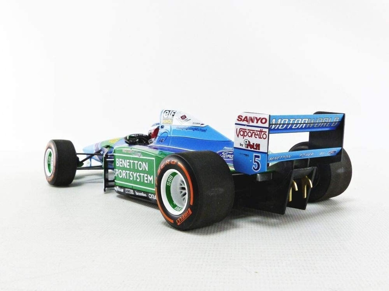 Formule 1 Benetton Ford B194 Mick Schumacher Demonstration Run Belgian GP 2017 - 1:18 - Minichamps Formule 1 Benetton Ford B194 Mick Schumacher Demonstration Run Belgian GP 2017 - 1:18 - Minichamps