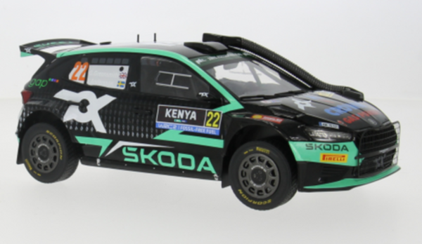 Skoda Skoda Fabia Rally 2 #22 WRC Safari Rally Kenia 2024 - 1:18 - IXO Models Skoda Skoda Fabia Rally 2 #22 WRC Safari Rally Kenia 2024 - 1:18 - IXO Models