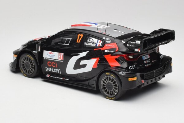 Toyota Toyota GR Yaris Rally1 Hybrid #17 WRC Rally Croatia 2024 - 1:18 - IXO Models