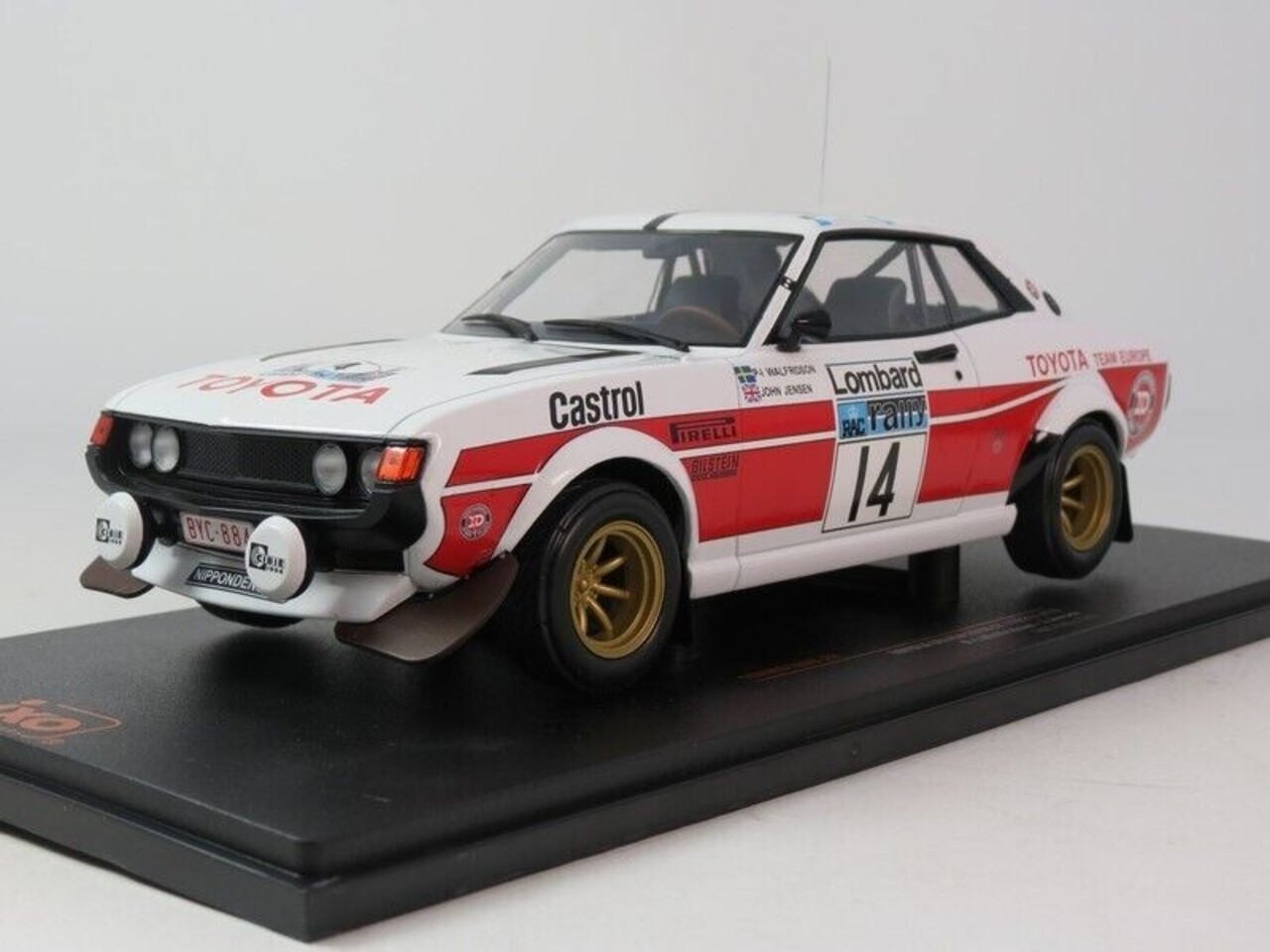 Toyota Toyota Celica 2000 GT #14 (RA21) RAC Rally 1977 - 1:18 - IXO Models Toyota Toyota Celica 2000 GT #14 (RA21) RAC Rally 1977 - 1:18 - IXO Models
