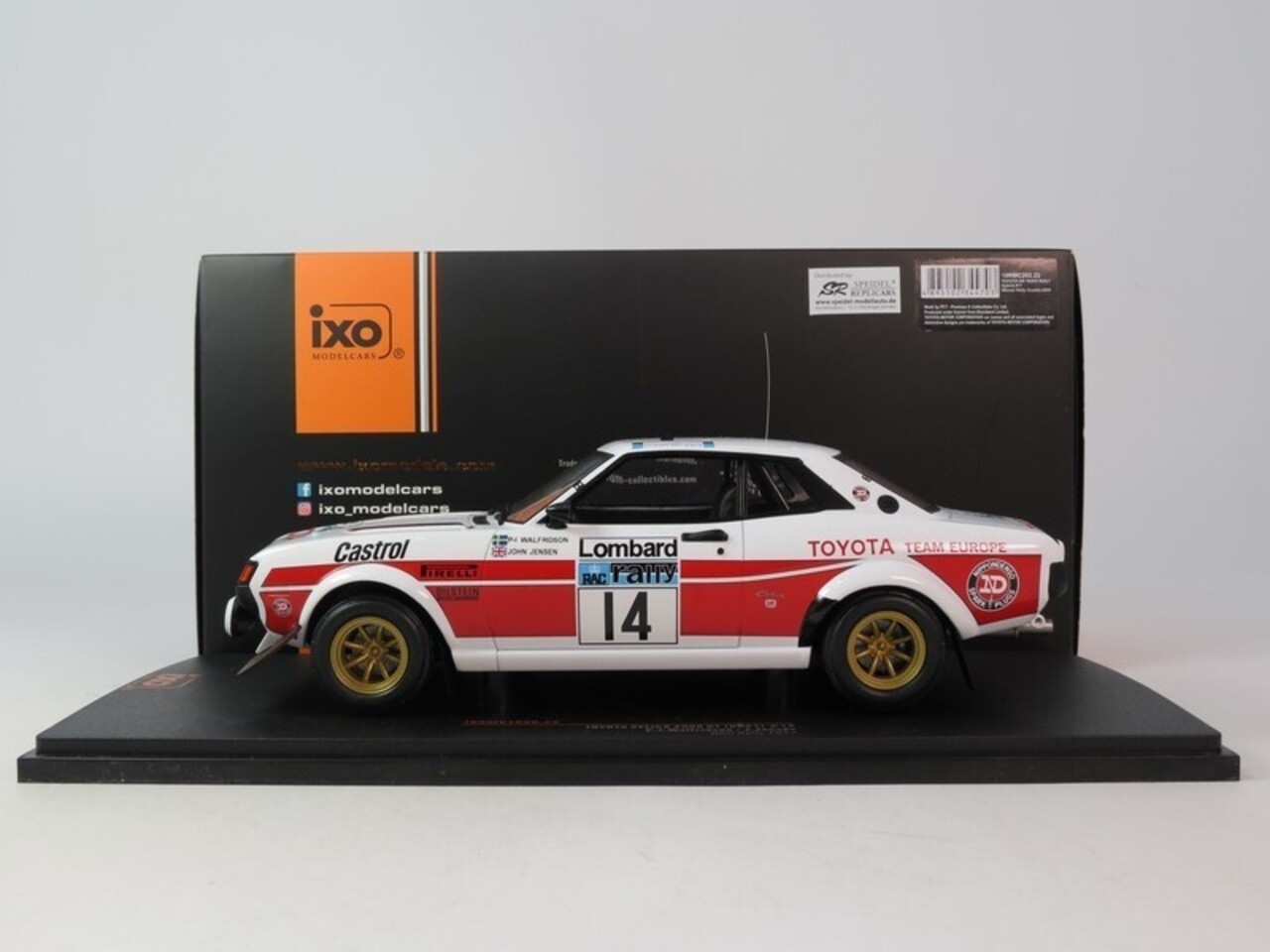 Toyota Toyota Celica 2000 GT #14 (RA21) RAC Rally 1977 - 1:18 - IXO Models Toyota Toyota Celica 2000 GT #14 (RA21) RAC Rally 1977 - 1:18 - IXO Models