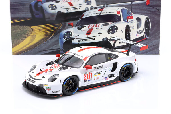 Porsche Porsche 911/991-2 RSR #911 Team Porsche 2nd GTLM Class 24H Daytona 2020 - 1:18 - IXO Models Porsche Porsche 911/991-2 RSR #911 Team Porsche 2nd GTLM Class 24H Daytona 2020 - 1:18 - IXO Models