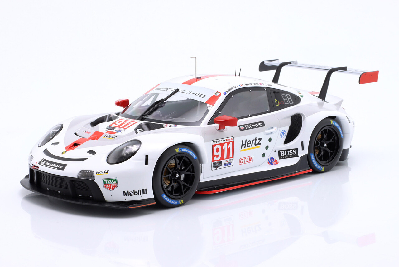 Porsche Porsche 911/991-2 RSR #911 Team Porsche 2nd GTLM Class 24H Daytona 2020 - 1:18 - IXO Models Porsche Porsche 911/991-2 RSR #911 Team Porsche 2nd GTLM Class 24H Daytona 2020 - 1:18 - IXO Models