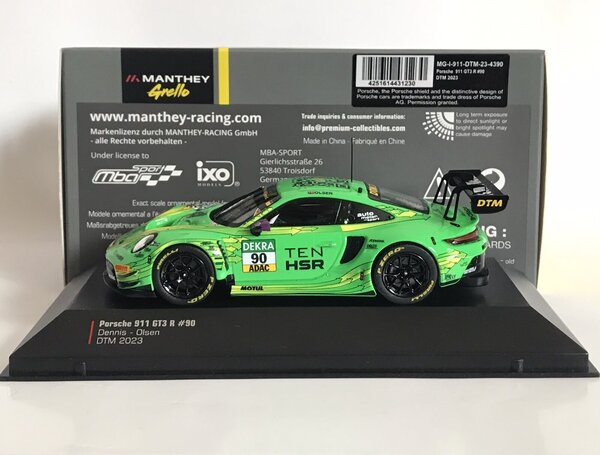 Porsche Porsche 911/992 GT3 R #90 Team Manthey Racing 7th DTM Season 2023 - 1:18 - IXO Models Porsche Porsche 911/992 GT3 R #90 Team Manthey Racing 7th DTM Season 2023 - 1:18 - IXO Models