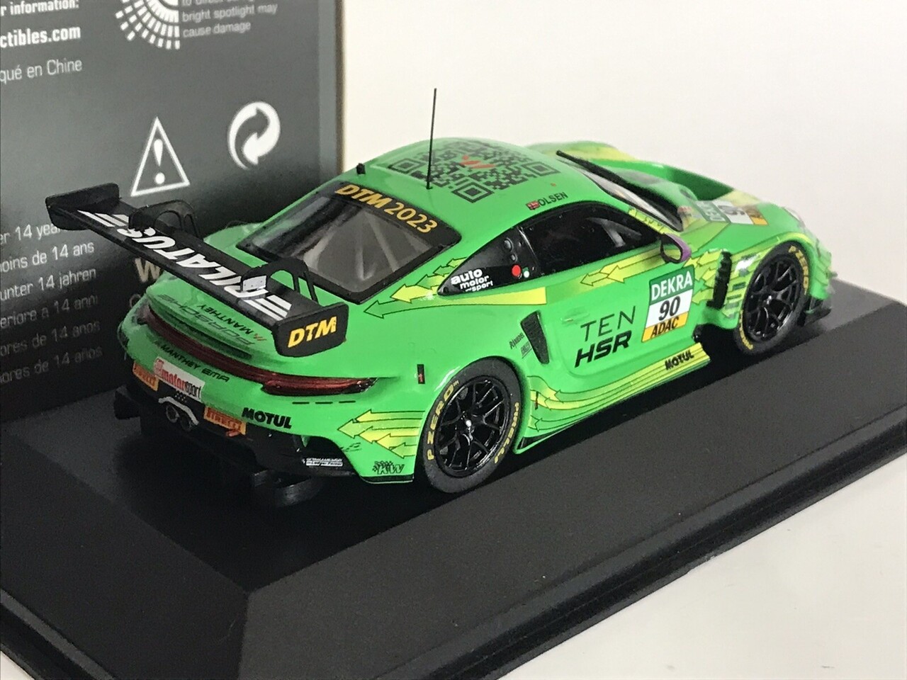 Porsche Porsche 911/992 GT3 R #90 Team Manthey Racing 7th DTM Season 2023 - 1:18 - IXO Models Porsche Porsche 911/992 GT3 R #90 Team Manthey Racing 7th DTM Season 2023 - 1:18 - IXO Models