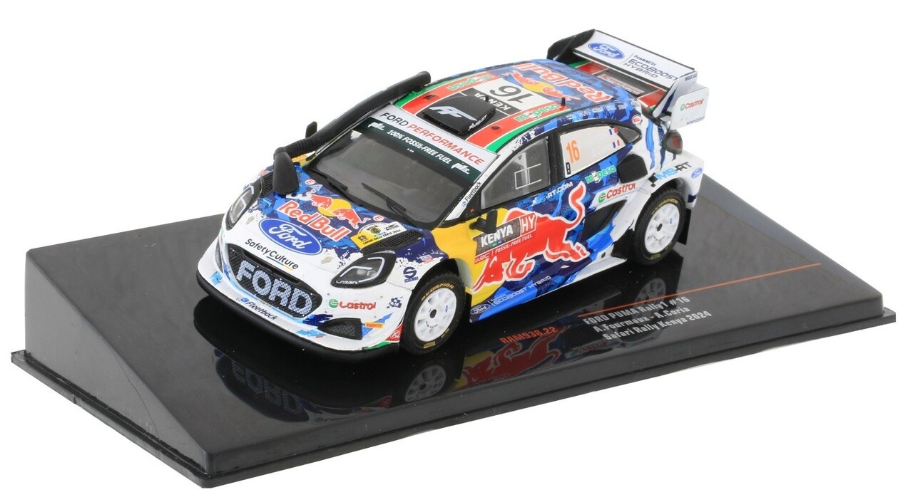 Ford Ford Puma Rally 1 #16 WRC Safari Rally Kenya 2024 - 1:43 - IXO Models Ford Ford Puma Rally 1 #16 WRC Safari Rally Kenya 2024 - 1:43 - IXO Models