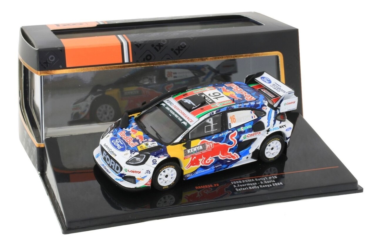 Ford Ford Puma Rally 1 #16 WRC Safari Rally Kenya 2024 - 1:43 - IXO Models Ford Ford Puma Rally 1 #16 WRC Safari Rally Kenya 2024 - 1:43 - IXO Models