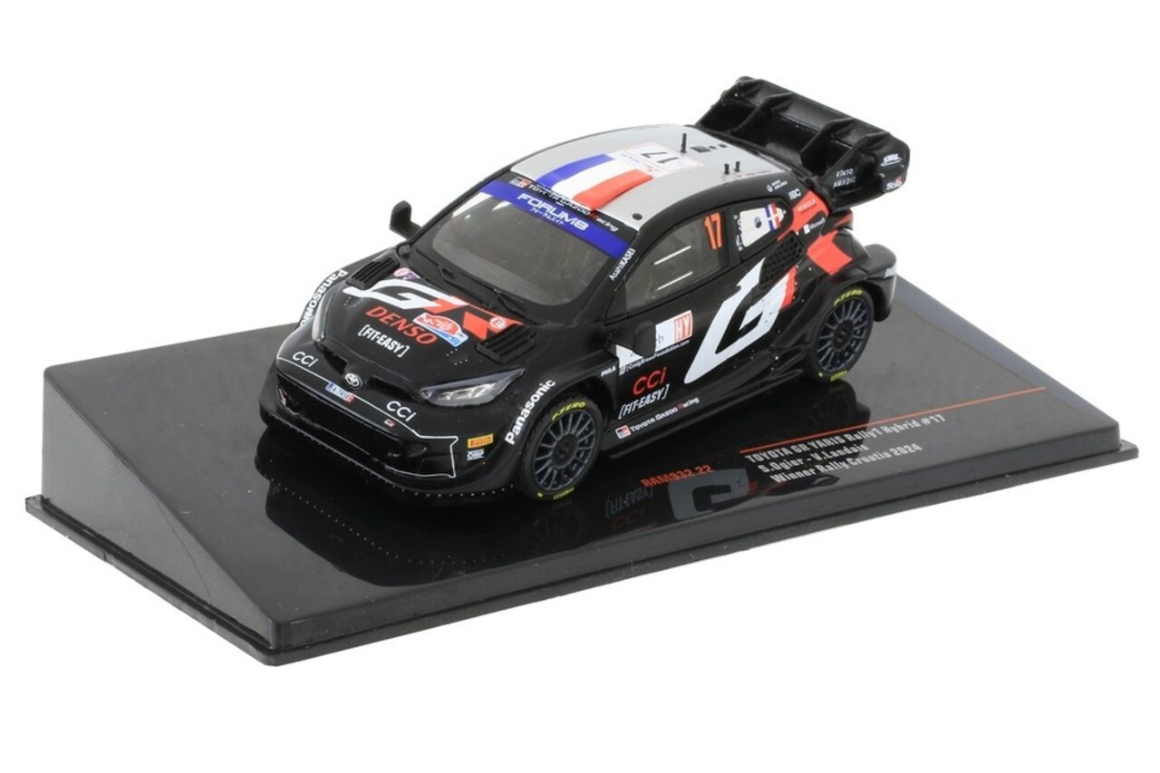 Toyota Toyota GR Yaris Rally 1 #17 WRC Rally Croatia 2024 - 1:43 - IXO Models Toyota Toyota GR Yaris Rally 1 #17 WRC Rally Croatia 2024 - 1:43 - IXO Models