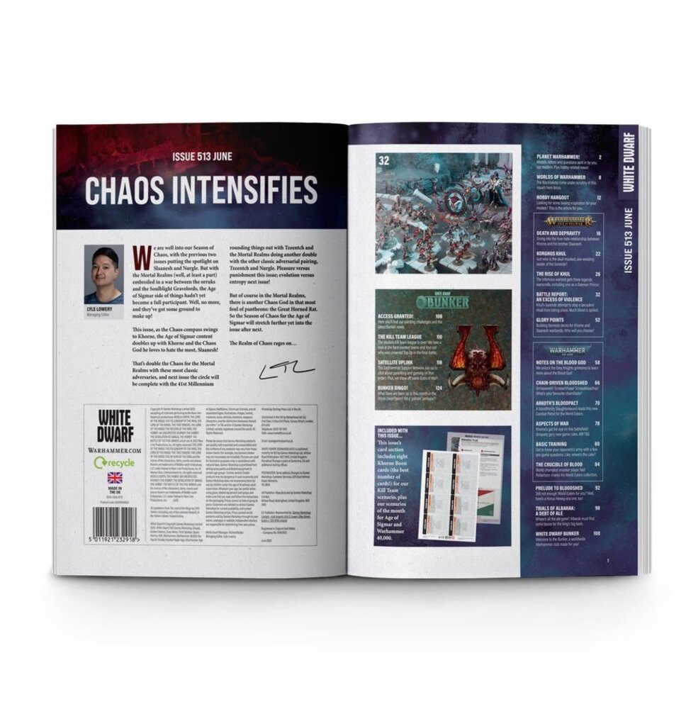 Games workshop White Dwarf (Issue 513) - Games Workshop Games workshop White Dwarf (Issue 513) - Games Workshop