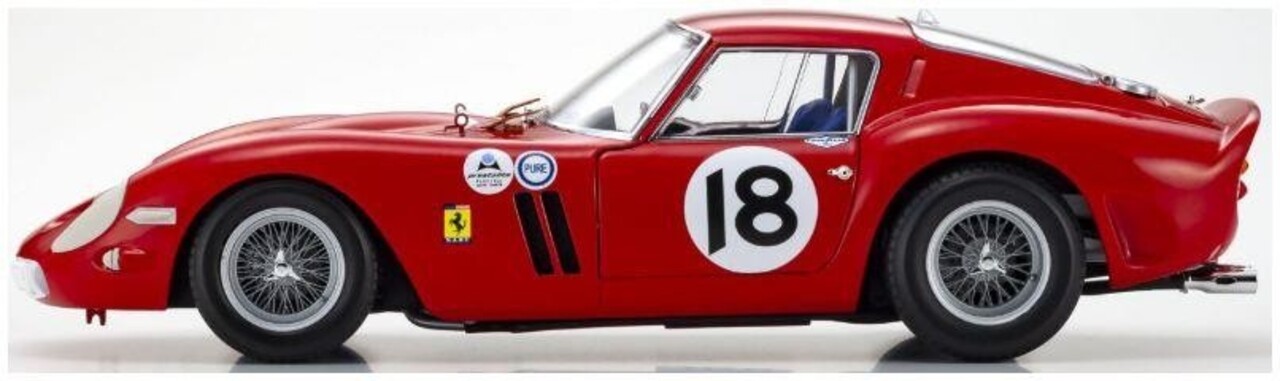 Ferrari Ferrari 250 GTO #18 Team Nart Winner 3H Daytona 1963 - 1:18 - Kyosho Ferrari Ferrari 250 GTO #18 Team Nart Winner 3H Daytona 1963 - 1:18 - Kyosho
