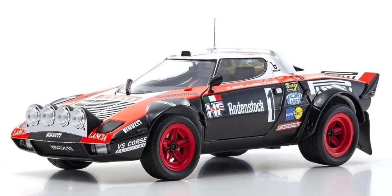Lancia Lancia Stratos HF #1 Olio Fiat VS Corse (Night Version) Rally Hunsrück 1978 - 1:18 - Kyosho Lancia Lancia Stratos HF #1 Olio Fiat VS Corse (Night Version) Rally Hunsrück 1978 - 1:18 - Kyosho