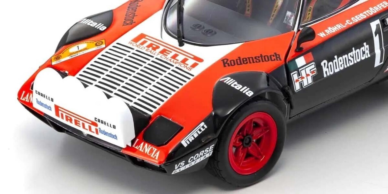 Lancia Lancia Stratos HF #1 Olio Fiat VS Corse (Night Version) Rally Hunsrück 1978 - 1:18 - Kyosho Lancia Lancia Stratos HF #1 Olio Fiat VS Corse (Night Version) Rally Hunsrück 1978 - 1:18 - Kyosho