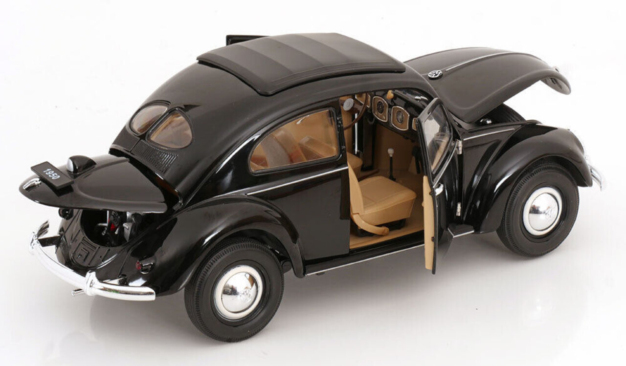 Volkswagen Volkswagen Beetle Classic 1950 Closed Roof - 1:18 - Welly Volkswagen Volkswagen Beetle Classic 1950 Closed Roof - 1:18 - Welly